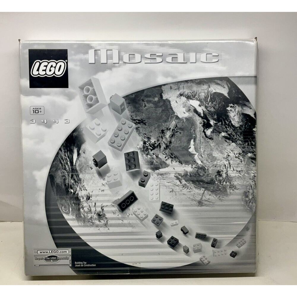 Vintage 2000 LEGO Mosaic 3443 Brand New Open Box Very Rare Legoland Exclusive